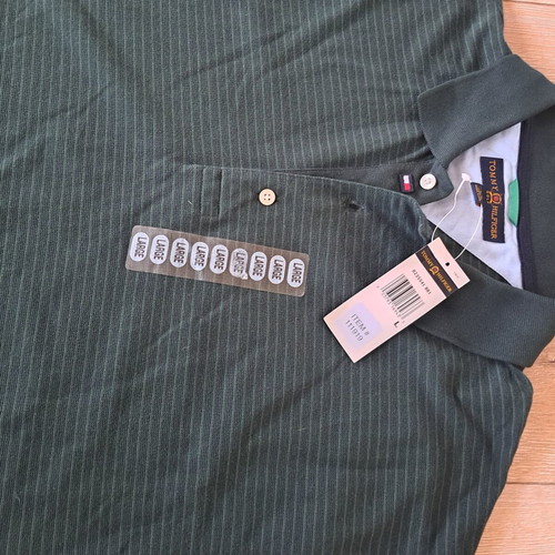 Tommy Hilfiger polo shirt new, green, size L