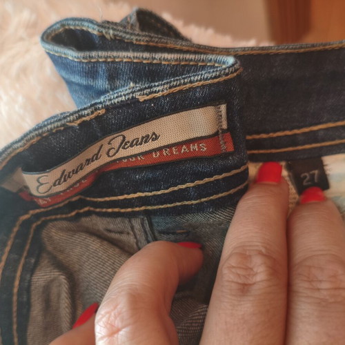 Edward Jeans blue denim pants size M 38 10 like new