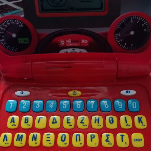 Laptop toy with LCD screen, 30 educational programs