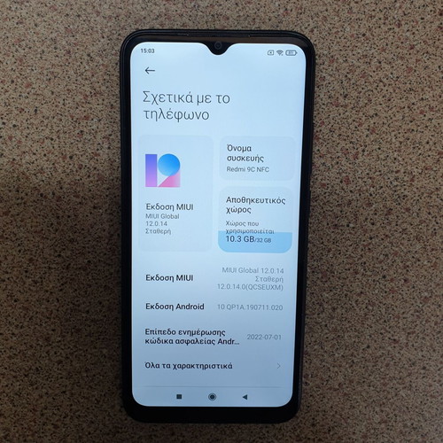 Redmi 9C NFC 32 GB smartphone used, black, Android, Dual SIM