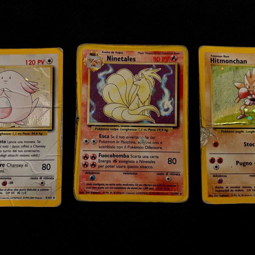 Pokémon TCG Nintendo Base Set Holo Rare used pack