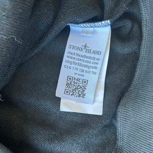 Stone Island Full Zip Hoodie Black size L new