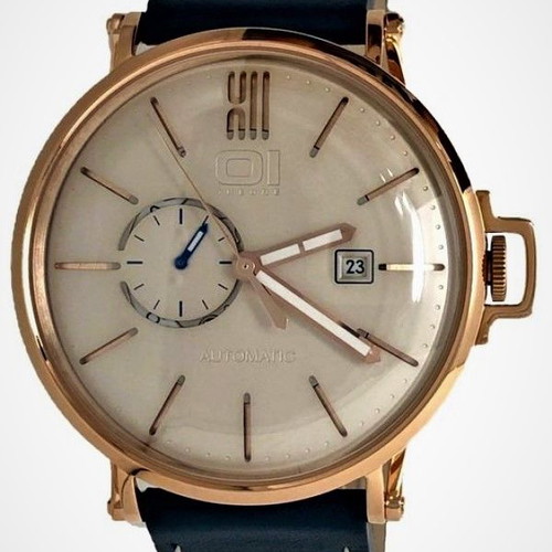 01 The One White Rose Gold Automatic Men's Watch New
