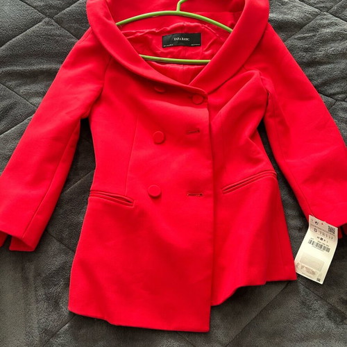 Zara jacket red like new