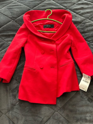 Zara jacket red like new