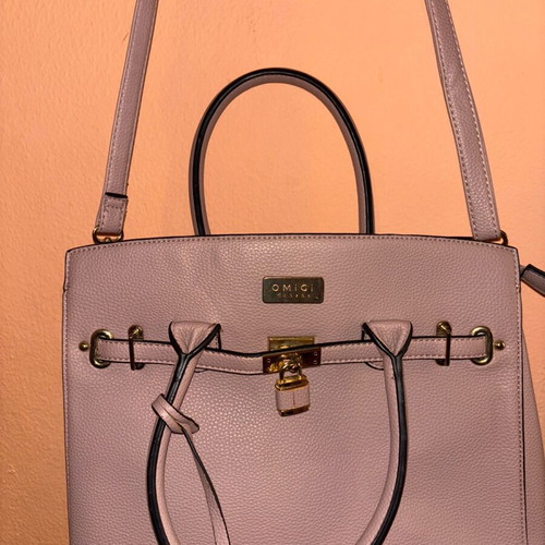 Shoulder bag new in soft pink color with long strap