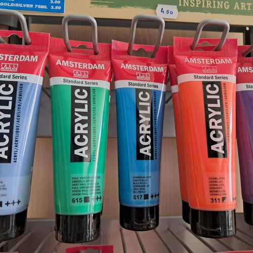 Amsterdam acrylic paints set 10 colors 120ml new