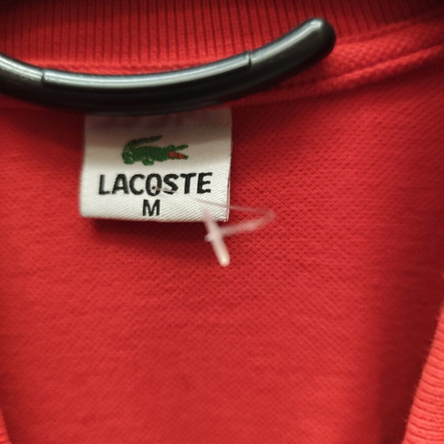 Lacoste Polo Shirt M red new