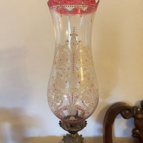 Large vintage table lamp used