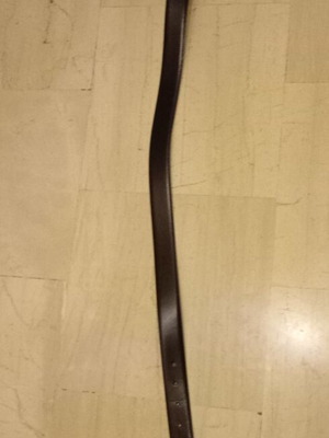 A-Cold-Wall men's double-sided leather belt like new, black and brown