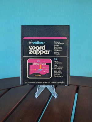 Word Zapper Atari 2600 vintage game used