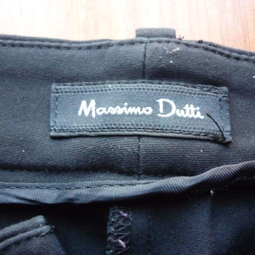 Massimo Dutti women's pants used, elastic, size M/L, black