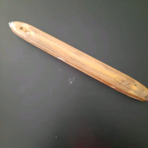 Weaving shuttle used collectible wooden with metal ends