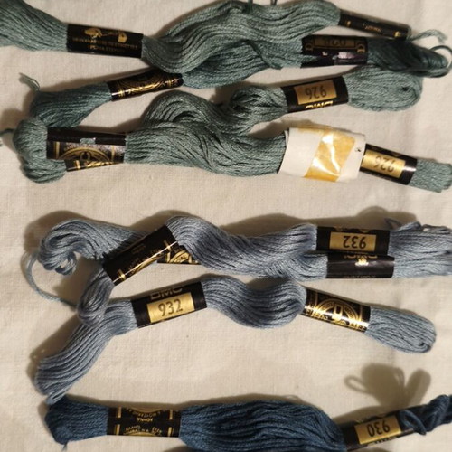 DMC Mouline embroidery thread pack of 14 new