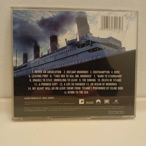 James Horner Titanic CD used, jazz