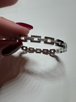 Handcuff new silver