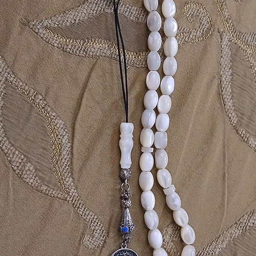 Komboloi mother of pearl vintage worry beads used