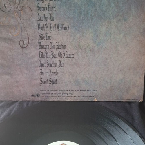 Dio Sacred Heart vinyl used, metal