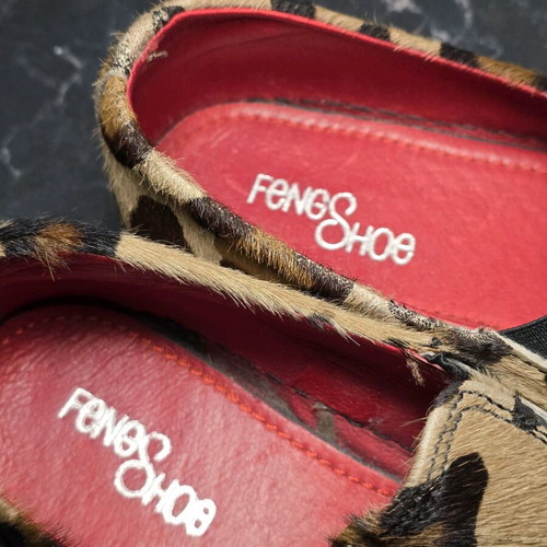 Feng Shoe women's sneakers used with animal print and platform