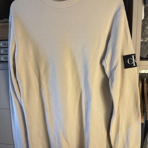 Calvin Klein men pullover size S new beige