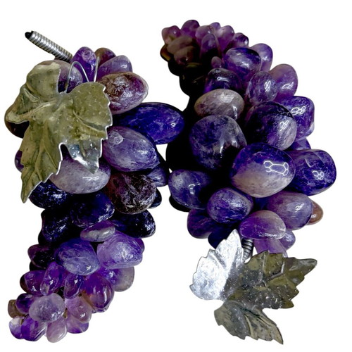 Amethyst Handmade Decorative Grape Cluster 510g