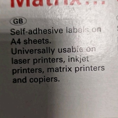 Labels for CD/DVD new