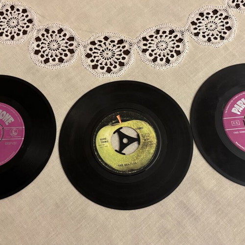 Vinyl record collection used, 89 singles from 60s and 70s