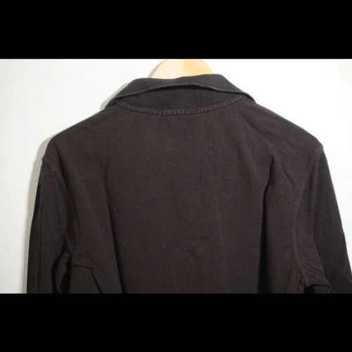 Fred Perry cotton piqué long-sleeve polo shirt used, black, size M