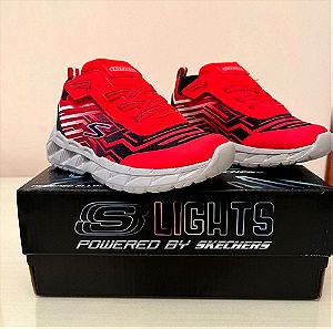 Skechers κόκκινο αθλητικό παιδικό παπούτσι ολοκαίνουριο 25 νούμερο με φωτάκια