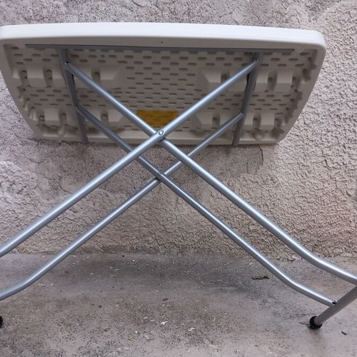 Folding Camping Table 76 x 50 cm, adjustable height, new