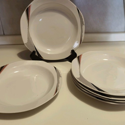 Bavaria porcelain plates 6 pieces deep new