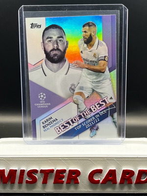 Κάρτα 2022-23 Topps Chrome Benzema-Best of the Best Real Madrid σε άριστη κατάσταση