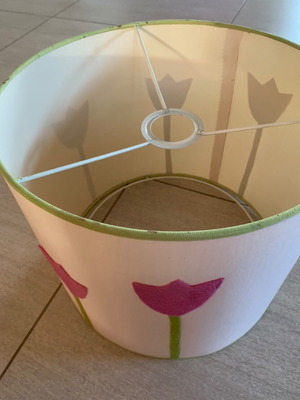 Lamp with flowers like new