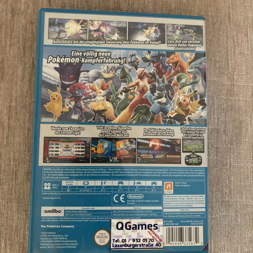 Pokemon Tekken Nintendo Wii U game used