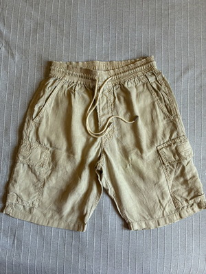 Vilebrequin pure linen beige cargo shorts size M like new