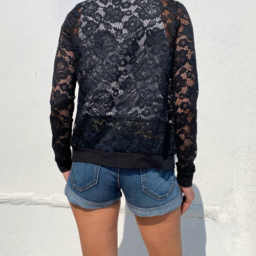 Intimissimi lace jacket, black, size XS/S