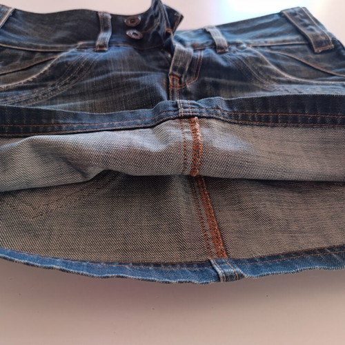 Pepe Jeans Denim Vintage Blue Skirt XS Small Like New