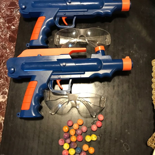 Outdoor Kids Shooting Game Set with Target and Accessories like new