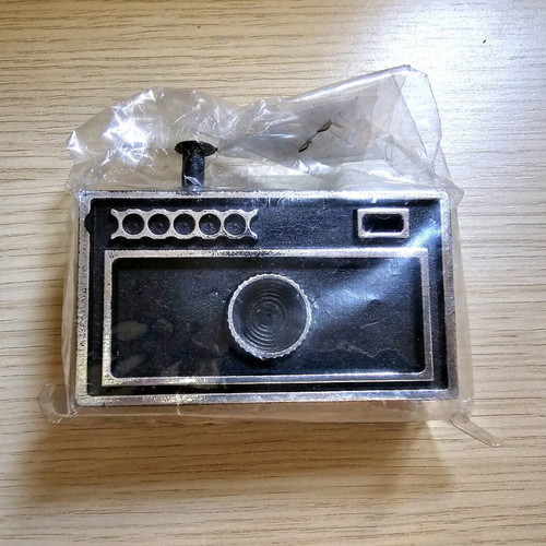 Plastic toy camera water gun new, 1980s Greek fair style