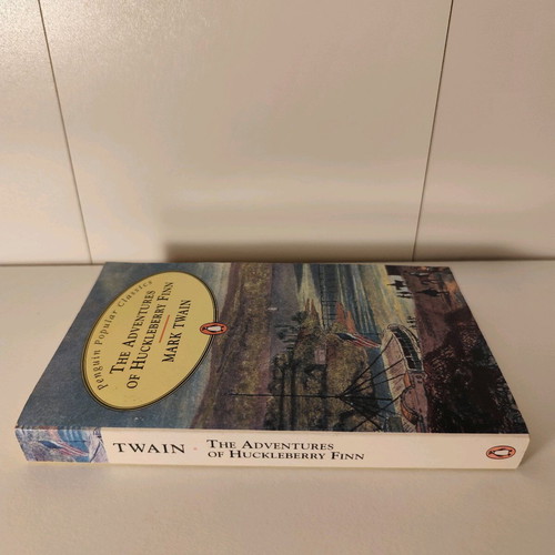 'The Adventures of Huckleberry Finn' by Mark Twain used, softcover, English