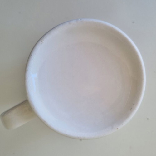 White semi-porcelain mug with the name Anna