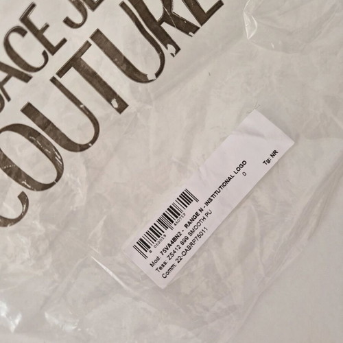 Versace Jeans Couture shoulder bag new, black with silver chain