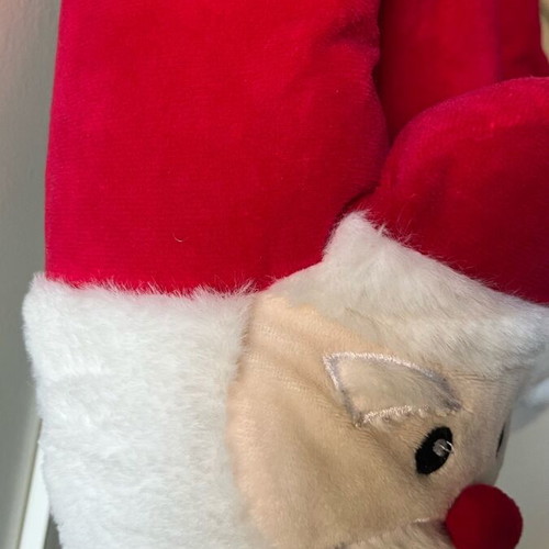 Christmas slippers new, size 39-40 unisex, white and red