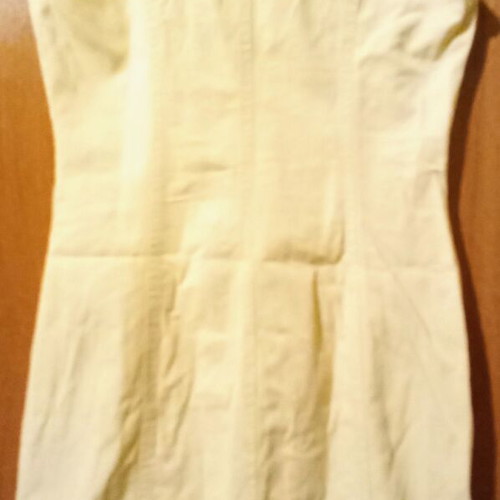 Sogo denim dress Small beige like new with gift bracelet