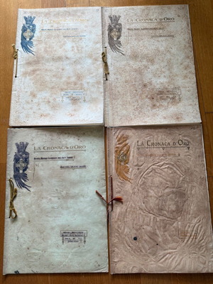 La Cronaca d'Oro 4 used Italian magazines from 1920s