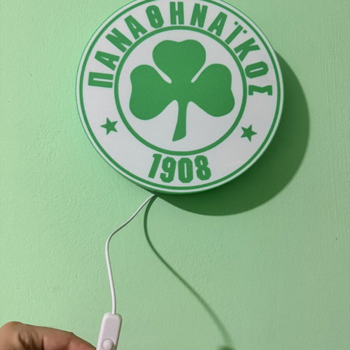 Panathinaikos LED wall and table light with base