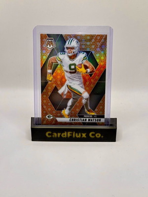 Christian Watson 2025 Panini Mosaic #242 Green Bay Packers Honeycomb SSP Καινούργιο