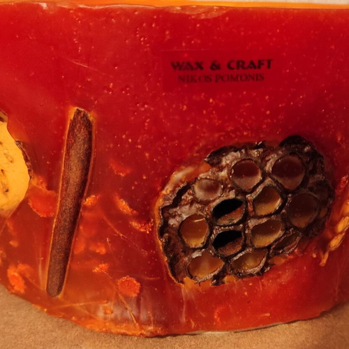 Wax & Craft Nikos Pomonis decorative candle like new