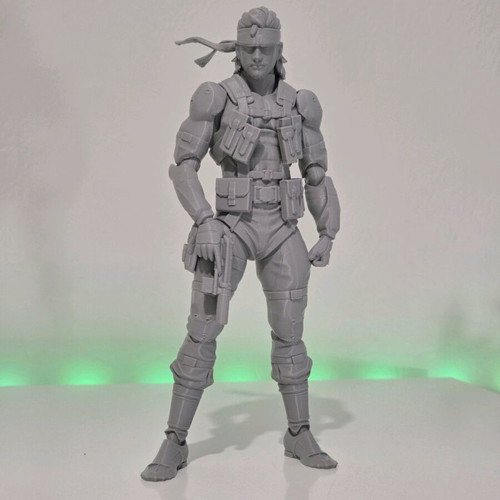 Solid Snake Figure 24cm Metal Gear Solid made to order