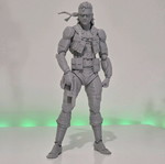 Solid Snake Figure 24cm Metal Gear Solid made to order
